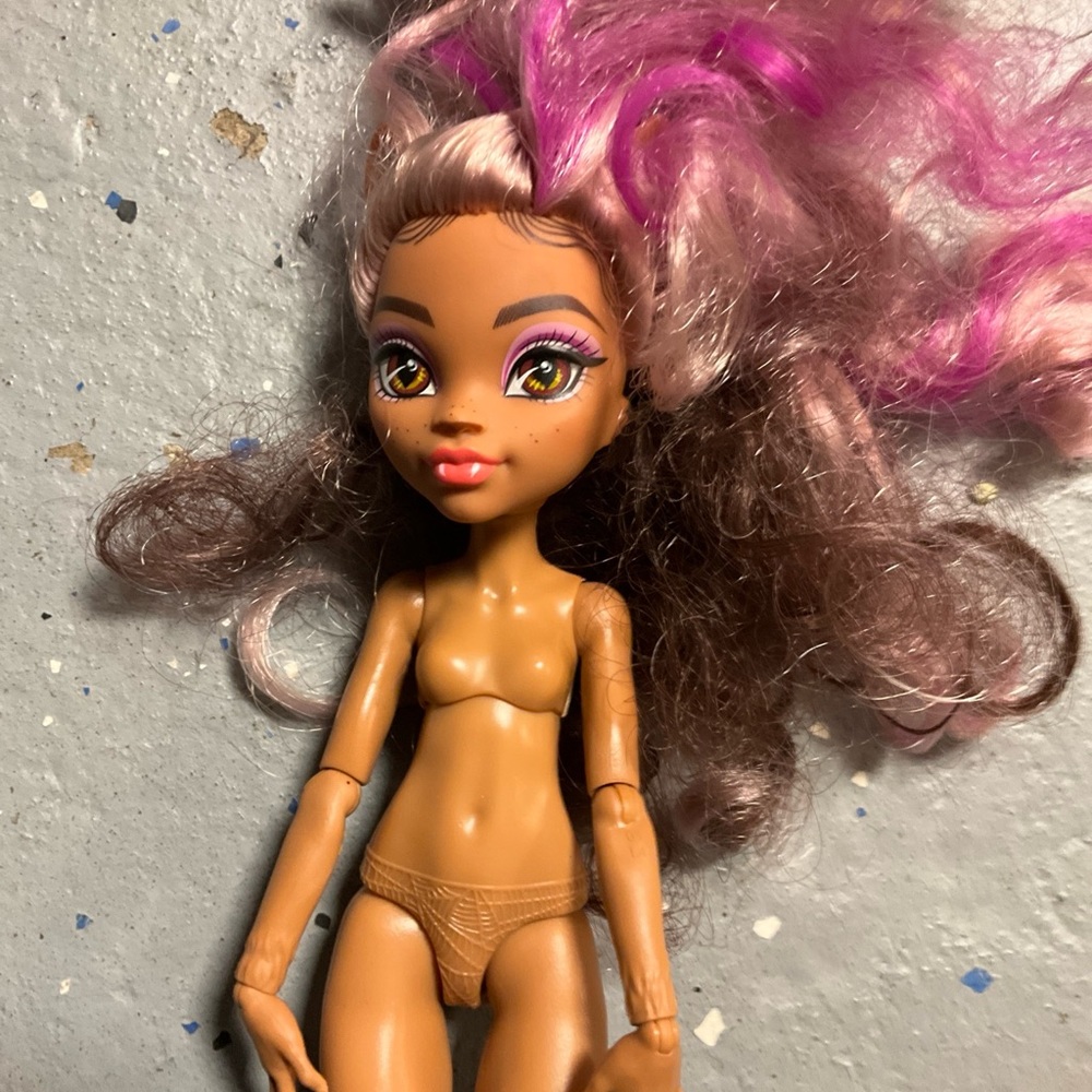Monster High Faboolous Pets Clawdeen Wolf Nude DollOnly Pre-owned Mattel 2021